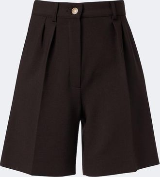 Max Mara Wool-blend Bermuda shorts