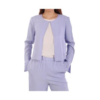 Emporio Armani Dames, Jassen, Paars, Maat: 2XL