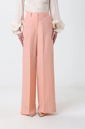 Hanita Pantaloni palazzo in misto lino