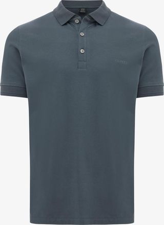 Genti Polo met 3 knopen | Blauw