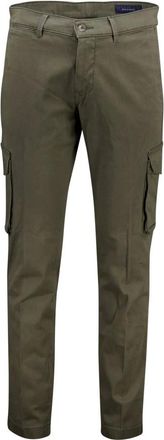 Pierre Cardin Broeken, Heren, Groen, W33 L36, Katoen, Groene Cargo Broek Stijlvolle Moderne Man