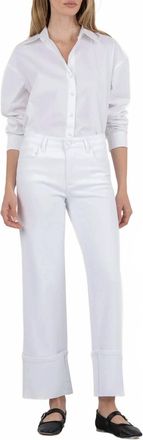 Kut from the Kloth Charlotte High Rise Jean In Optic White