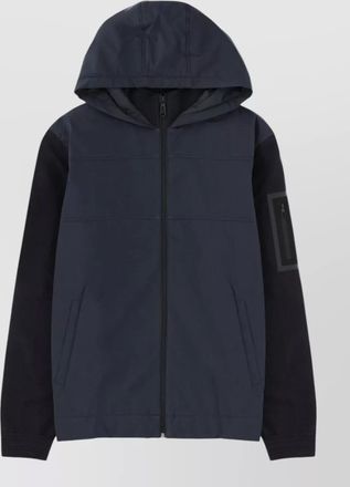 HUGO BOSS hooded raincoat