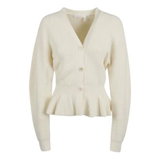 Chloé Truien & Vesten, Dames, Beige, M, Stijlvolle Sweaters Collectie