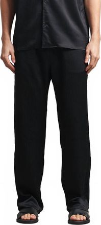 Les Deux Houston Pliss&egrave; Pants In Black