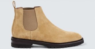 Manolo Blahnik Brompton suede Chelsea boots