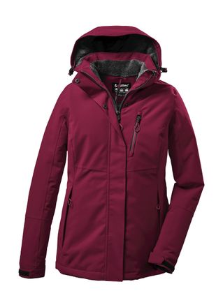 Killtec Outdoorjacke KILLTEC KOW 170 KG WMN JCKT, Damen, Gr. 19, lila (himbeere), Oberstoff: 100% Polyester, Futter: 100% Polyester, Wattierung: 100% Polyeste