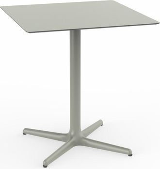 Resol Mesa cuadrada 70x70 toledo madera metal verde