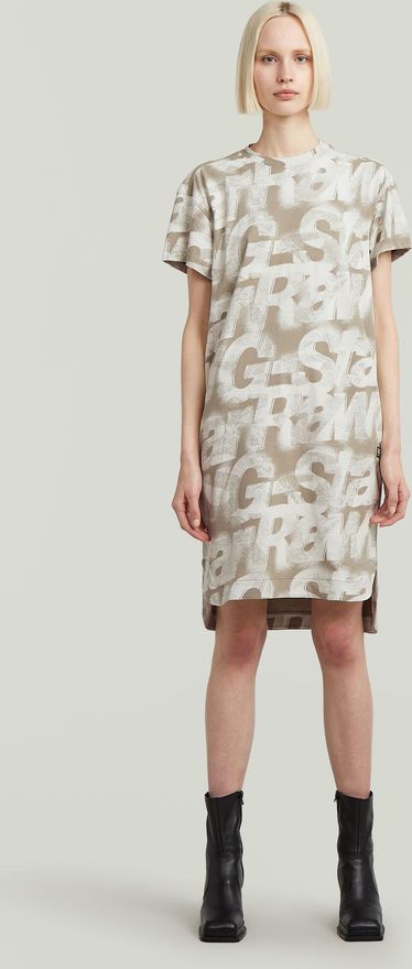 Printed Loose T-shirtjurk - Meerkleurig - Dames