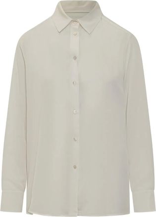 Max Mara Camicia in seta - Bianco