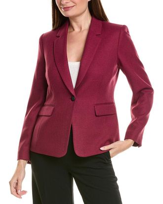 Tahari by ASL Petite Herringbone Blazer