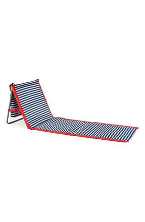 Picnic Time Beachcomber Oniva Blue Pinstripe Portable Beach Chair & Tote at Nordstrom Rack