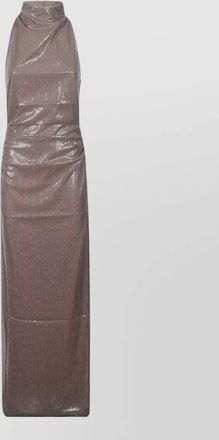 Rotate sequin high-neck maxi dress
