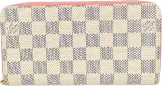 Louis Vuitton Pre-owned Wallets, female, White, Size: ONE SIZE Pre-owned Canvas Wallet