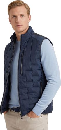 Casamoda Donkerblauwe bodywarmer Casa Moda structuur