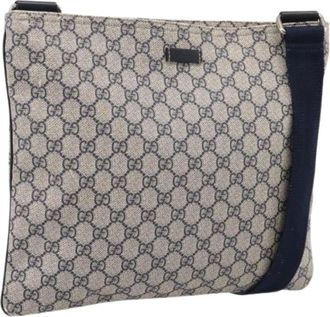 Gucci unisex, Pre-owned, Blauw, Maat: ONE Size Leer