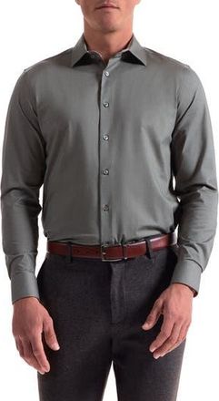 Bugatchi Jimmy OoohCotton Button-Up Shirt in Khaki at Nordstrom Rack, Size Xx-Large