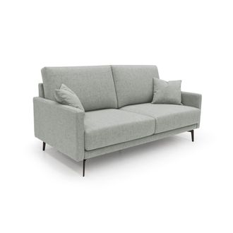 Divani.Store Saturno Sof&aacute; Moderno En Tela Suave E Impermeable 180 Cm Gris Claro
