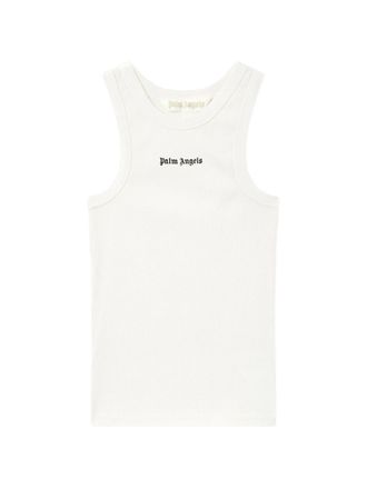 Palm Angels Classic Logo Fitted Tank Top