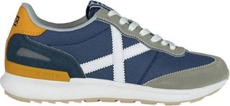 Munich Retro Atletische Sneaker voor Heren - Heren - Sneakers - Blauw - 40 EU - Schoenen