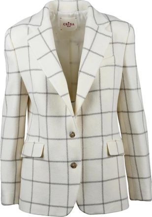 Crida Milano Dames, Jassen, Beige, Maat: Xl/2Xl Wol