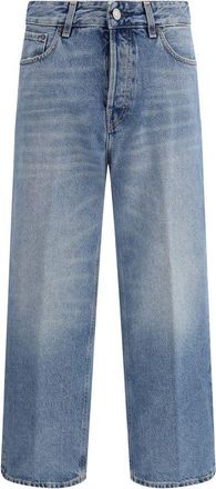 Haikure Blauwe Katoenen Boyfriend Jeans