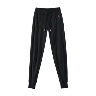 Paul Smith Sweatpants, female, Black, Size: XL Pantaloni Felpa Cuore Swirl