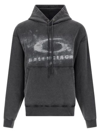 Balenciaga Kapuzenpullover Washed Crayon Loop
