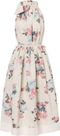 Philosophy di Lorenzo Serafini floral-print halterneck dress - Neutrals