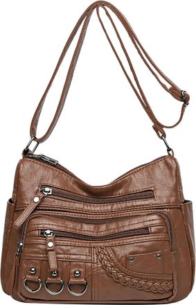 Generic Womens Cross-Body Bags Cross Body Bag Women for Work, Office Unisex Sleek Crossbody Satchel for Daily Commute, Minimalist Chest Bag for Work & Travel