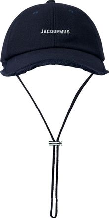 Jacquemus Baseball Cap met Logo Motif - Heren - Petten - Blauw - 58 CM - Accessoires