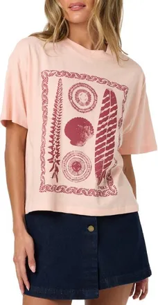 O'Neill Calico Graphic Easy T-Shirt in Peach Light at Nordstrom, Size Xx-Large