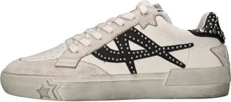 Ash Ash, Schoenen, Dames, Wit, 36 EU, Leer, Moonlight Studs Interceptor