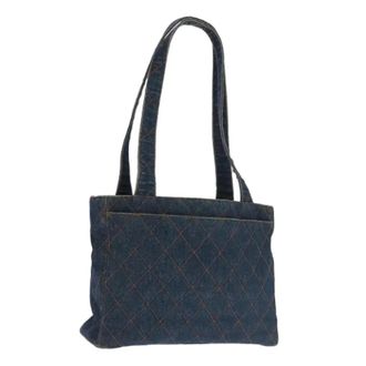 Chanel Pre-owned Tela bolsos-chanel - Pre-owned - Mujer - Azul - ONE SIZE