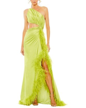 Mac Duggal One Shoulder Trumpet Gown