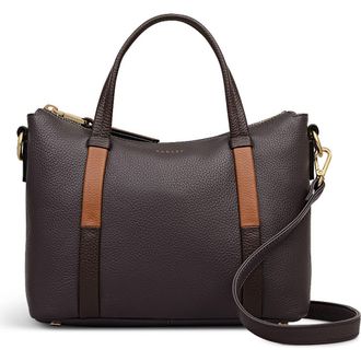 Radley London Waterloo Way Small Ziptop Satchel Bag in Thunder at Nordstrom