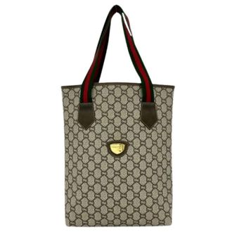Gucci Pre-owned Tote Bags, female, Brown, Size: ONE SIZE Pre-owned Tote Bag