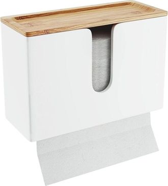 OEM Distributeur Essuie-mains - Madera Resistente Al Agua - Montaje En Pared - Distribuci&oacute;n Hoja Por Hoja - 29x12,3x18,8 Cm - 1 Unidad