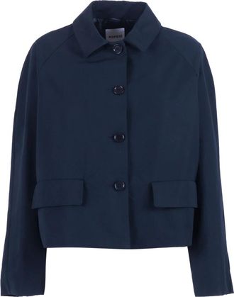 Aspesi Giacca - Dames - Zomerjassen - Blauw - S - Jassen