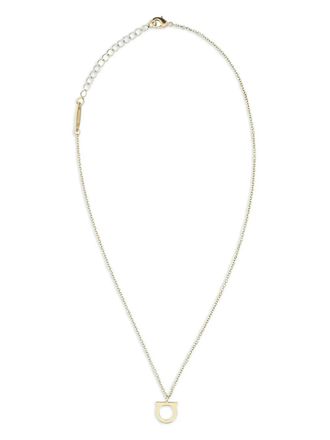 Ferragamo gancini-pendant necklace - Goud