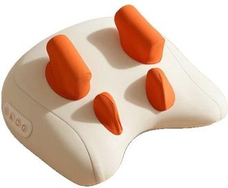 No Brand Masajeador De Cuello 4d Blanco Con 4 Nodos De Titanio Y Calentamiento A 42 &deg;c