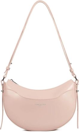 Lancaster Half Moon Zip Bag Suave Ace - Dames - Schoudertassen - Roze - ONE Size - Leer - Tassen