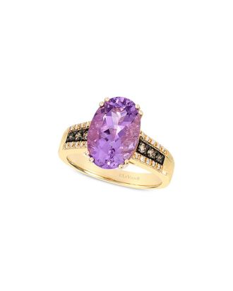 Le Vian 14K 4.07 Ct. Tw. Diamond & Amethyst Tranquility Ring