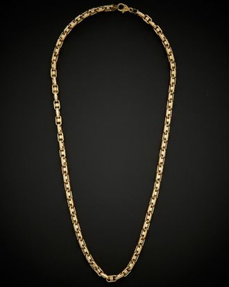Italian Gold, Inc 14K Italian Gold Fancy Bullet Link Necklace