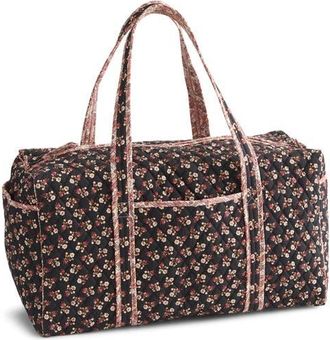 Vera Bradley Large Original Quilted Duffle Bag in Melissa Ditsy at Nordstrom