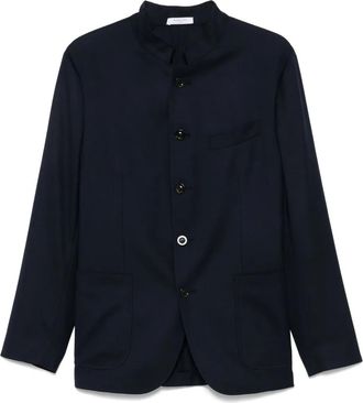 Boglioli Blazer con colletto a cinturino - Blu