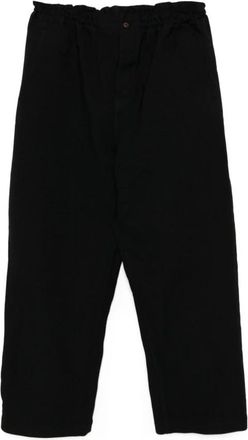 Comme Des Garçons Wide Trousers, male, Black, L, Garment Treated Trousers