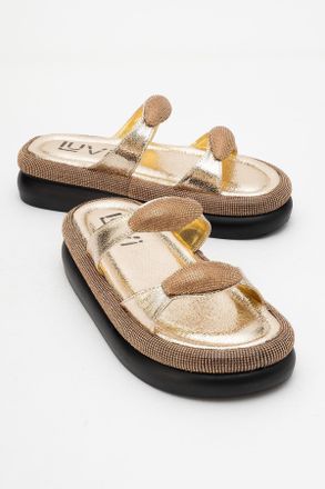 Prologue Finery Embellished Platform Slide
