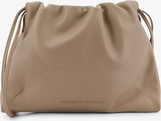Brunello Cucinelli Borsa a spalla BC Duo in pelle - BRUNELLO CUCINELLI - gender_Woman