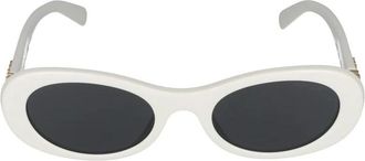 Miu Miu Sunglasses, female, White, Size: 50 MM MU 06Zs Oval Sunglasses